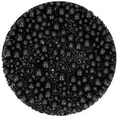 Sprinkles Black Medley 65 g - Funcakes
