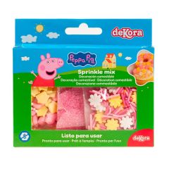 Sprinkles Mix Peppa Pig 70 g - Sin gluten - Dekora