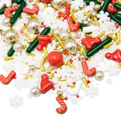 Sprinkles bastones y gorros de Navidad Wonderful Christmas Time 90 g - Happy Sprinkles