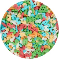 Sprinkles números arcoíris 50 g - Funcakes