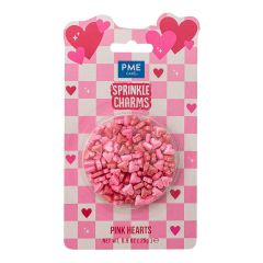 Sprinkles de corazones de azúcar 25 g - PME
