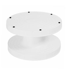 Stand giratorio antideslizante blanco 22,7 cm - FMM
