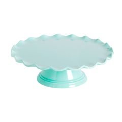 Stand de melamina borde ondulado verde menta 27 cm - A Little Lovely Company