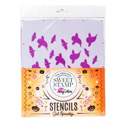 Stencil murciélagos y fantasmas Halloween - Sweet Stamp
