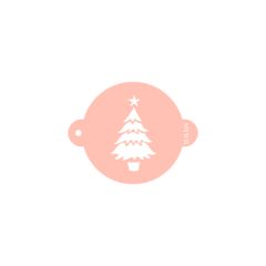 Stencil árbol de Navidad (nº 1), 9 cm - TodoStencil