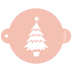 Stencil árbol de Navidad (nº 1), 20 cm - TodoStencil