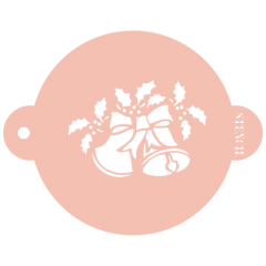Stencil campanas de Navidad 20 cm - TodoStencil
