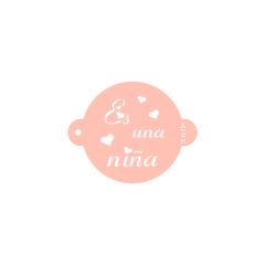 Stencil Es Una Niña 9 cm - TodoStencil