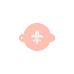 Stencil flor de lis vintage 9 cm - TodoStencil