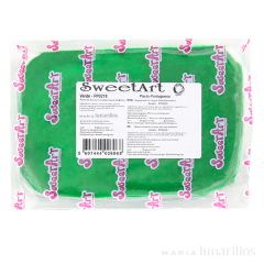 Fondant verde 1 kg - Sin gluten - SweetArt