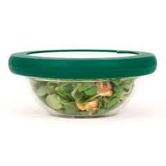 Tapa para conservar al vacío verde L 20 cm - Cristal y Silicona (sin BPA) - Food Huggers