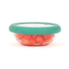 Tapa para conservar al vacío verde M 17,5 cm - Cristal y Silicona (sin BPA) - Food Huggers