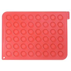 Tapete macarons 48 cavidades 3,5 cm - Silikomart