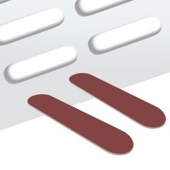Tapete láminas chocolate para eclairs 13,2 x 3,2 cm - Martellato