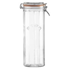 Tarro de cristal redondo laminado con cierre hermético 2,2 litros - Kilner
