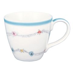 Taza de cerámica con asa mug Venissa White 250 ml - GreenGate