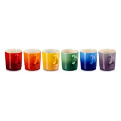 Tazas 350 ml Arcoíris (6) - Cerámica de gres - Le Creuset