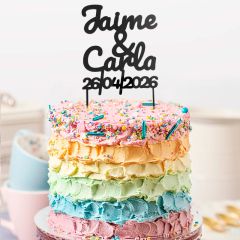 Topper Nombre o Texto Personalizado - 4 líneas