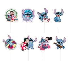 Toppers para cupcakes Lilo y Stitch (16) - Dekora