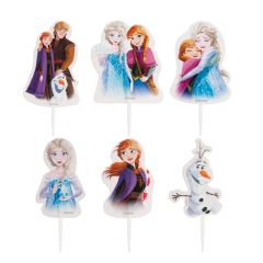 Toppers para cupcakes Frozen (30) - Dekora