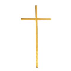 Topper para tartas dorado cruz comunión 17 cm