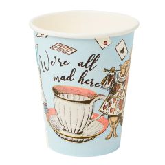 Vasos de papel Truly Alice 250 ml (8) - Talking Tables