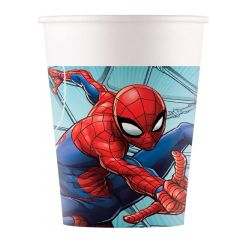 Vasos de papel Spiderman 200 ml (8) - Decorata Party