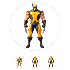Papel de azúcar de Wolverine (Marvel) - 20 cm - María Lunarillos