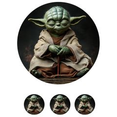 Oblea de Yoda 1 - 20 cm - María Lunarillos