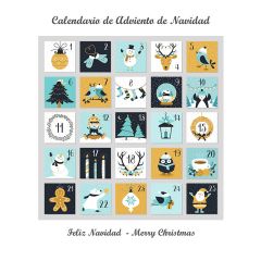 Oblea calendario de adviento - María Lunarillos