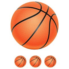 Papel de azúcar de Balón de baloncesto - 20 cm - María Lunarillos
