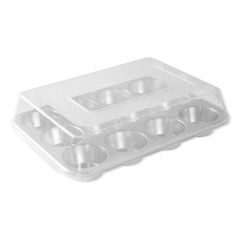Bandeja molde de aluminio con tapa para 12 magdalenas o cupcakes Naturals - Nordic Ware