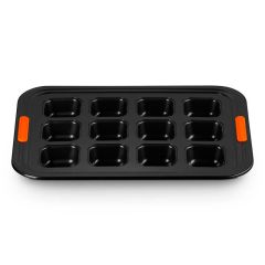 Bandeja molde antiadherente para 12 mini brownies - Acero al carbono - Le Creuset