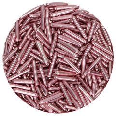 Barritas de azúcar rosas metalizadas 70 g - Funcakes