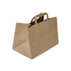 Bolsa de papel kraft para cajas de tartas y cupcakes 32 x 24 cm