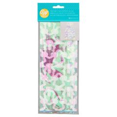 Bolsas para dulces y caramelos iridiscentes conejos (10) - Wilton