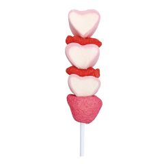 Brocheta de gominolas San Valentín