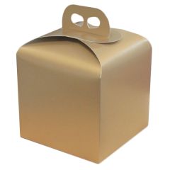 Caja para panettone oro 20 cm
