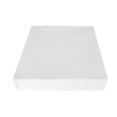 Caja para roscón de Reyes blanca 32 cm