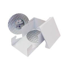 Caja para tarta con plato base 25,4 x 25,4 x 15 cm - PME