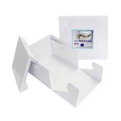 Caja para tarta blanca con tapa 30,5 x 30,5 x 15 cm - PME