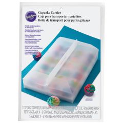 Caja traslúcida para 12 mini cupcakes 33 x 24 x 8 cm - Wilton
