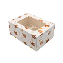 Cajas para 6 cupcakes con ventana ositos 23 x 17 x 10 cm (2)