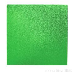 Cake drum cuadrado verde oscuro 30 cm, grosor 12 mm - Decora