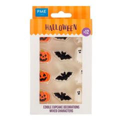 Calabazas, fantasmas y murciélagos de azúcar Halloween (12) - PME