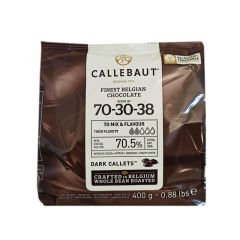 Callets Chocolate negro 70,5% 400 g - Sin gluten - Callebaut