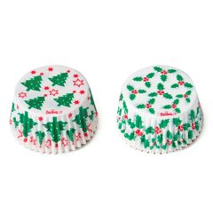 Cápsulas hojas de acebo y árboles de Navidad (36) - Decora