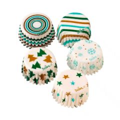 Cápsulas para bombones invierno Navidad (100) - Decora