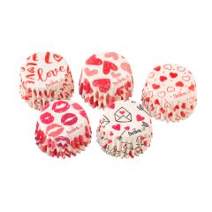 Cápsulas para bombones corazones San Valentín (100) - Decora