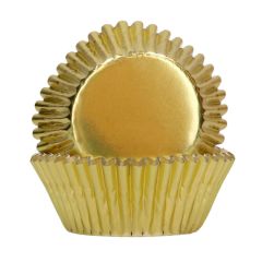 Cápsulas doradas metalizadas (48) - Funcakes